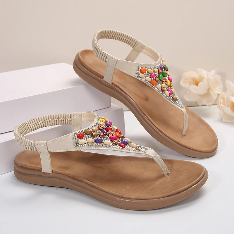 2024 Summer Women Floral Non-slip Sandals