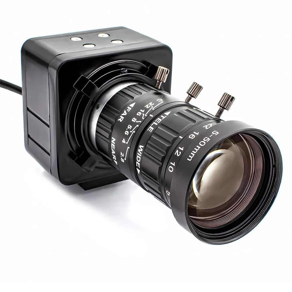 IMX577 12MP USB Camera 1080P 120FPS Industrial Metal Box With 5-50mm High Qualit