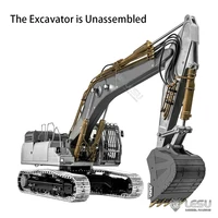 SALE 1/14 LESU SK500LC RC Hydraulic Metal Excavator Unpainted Kit Radio Control Digger Model Light System ESC Servo Toy TH23146 1
