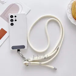 Adjustable Strap Transparent Crossbody Case with Silver Buckle TPU Cover - Pixel 8 (Mi bai)