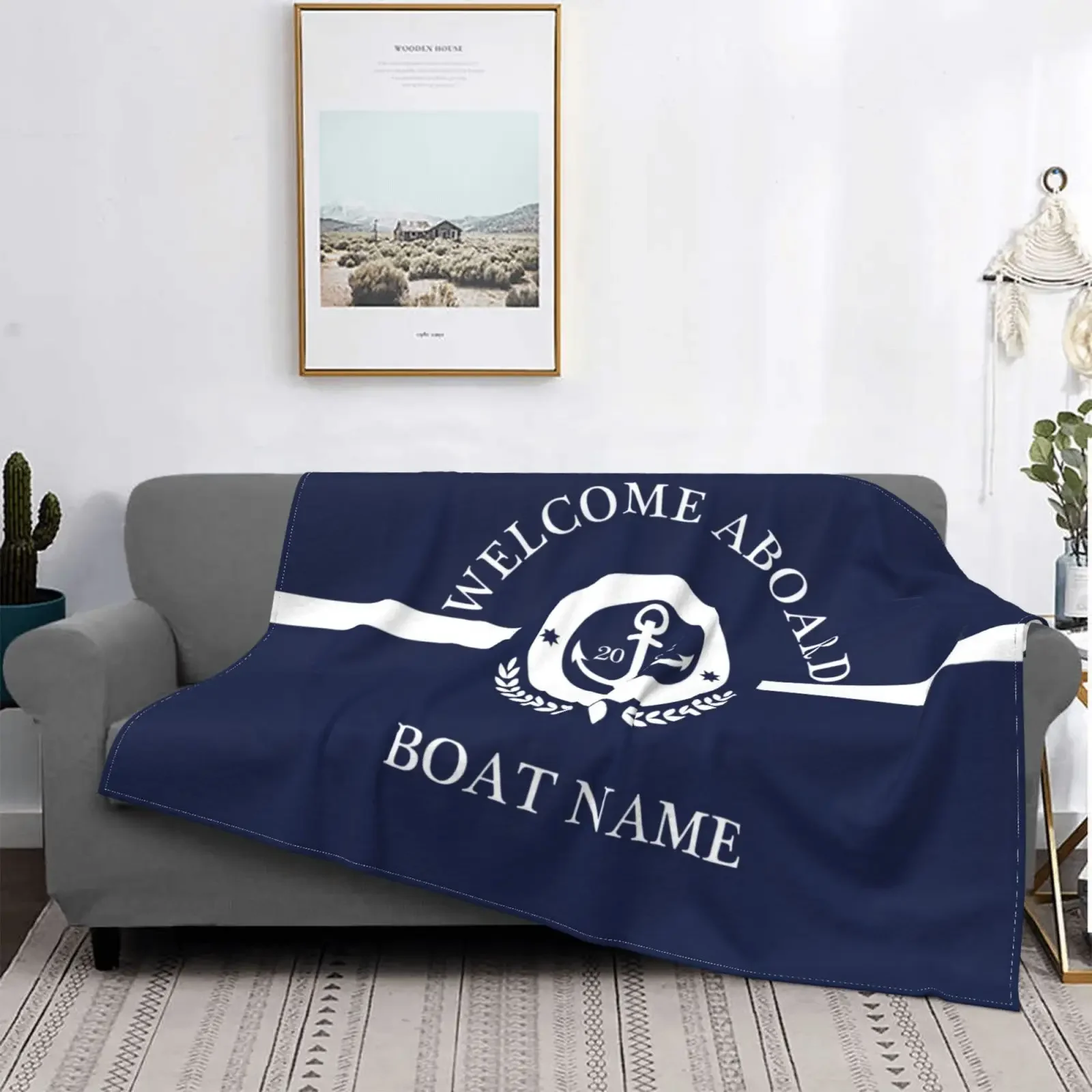 

Фланелевое Одеяло с морским принтом, декоративное дышащее ультратеплое постельное белье и дорожное одеяло, настраиваемое на осень