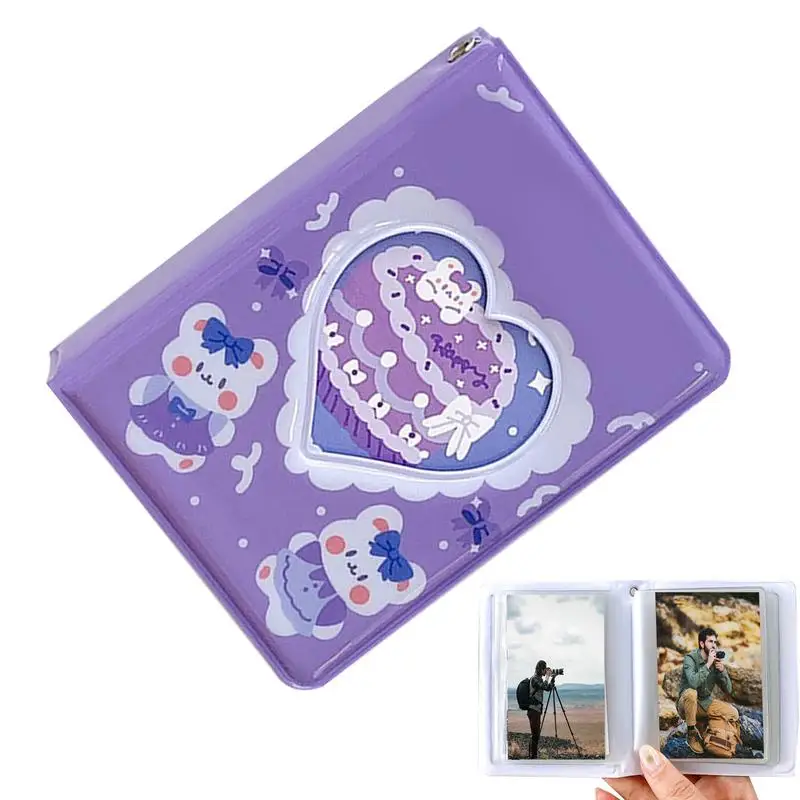 Piccolo Album Fotografico Adorabile Portafoto Kpop Idol Chasing Collection Book Cake Bear Printing Instax Mini Album Accessoriess