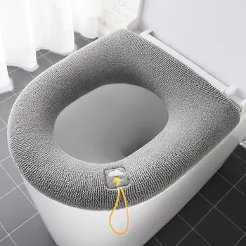 Universal Toilet Seat Cover Pumpkin Pattern Closestool Mat Soft Warm Toilet Seat Cushion Bathroom Toilet Lid Accessories 1