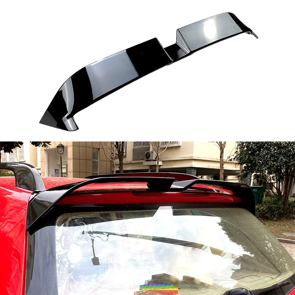 

Rear Roof Trunk Spoiler Rear Wing Lip Trim Sticker Styling Body Kit For Volkswagen Polo 9N 2003-2008 Glossy black Car Styling