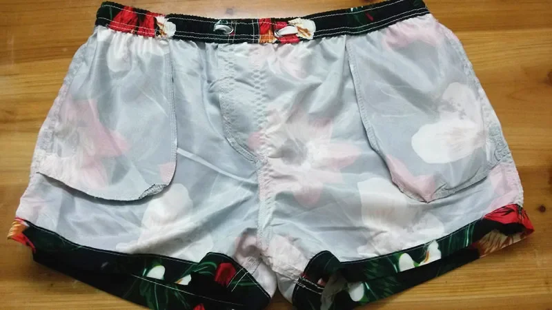 SEOBEAN Mens Board Swim Shorts Men Beach Swimming Suit Bermuda Surf Short Flowers Pattern Pocket Design for Man Sea GYM Wear swim trunks