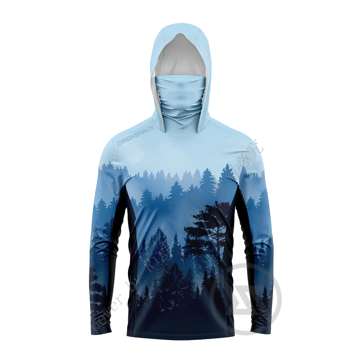 Fishing Shirts Men Long Sleeve Hoodied Mask Uv Protection Performance Quick Dry Breathable Fishing Wear