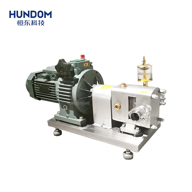 

Sanitary stainless steel rotary lobe pump for syrup chocolate, sugar paste tomato paste
