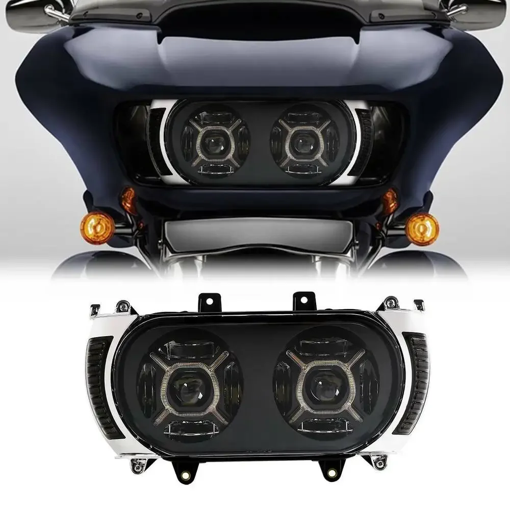 

Передняя фара с указателями поворота для Road Glide 2015-2023 Pluy and Play