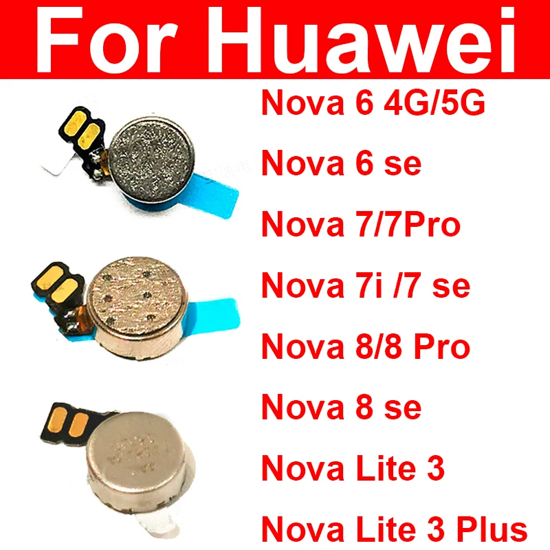 

Motor Vibrator Flex Cable For Huawei Nova Lite 3 Plus 6 7 8 Pro 7i 6SE 7SE 8SE 4G 5G Motor Vibration Connector Flex Ribbon Parts