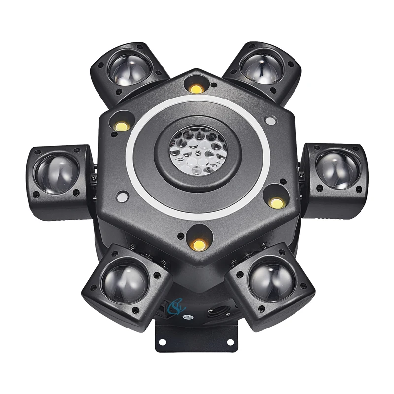 DJ Equipment 100W Six Arms Beam Led Moving Head Party Disco Ball Lights Effect S
