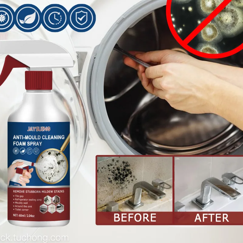 Mould Removal Spray Household Mold And Mildew Remover Hard Water Stain  Remover Shower Door Cleaner For Toilet Grout Cleaner - AliExpress