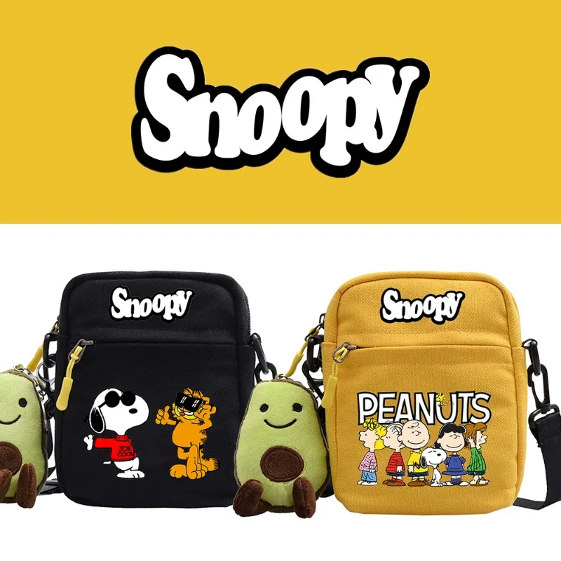 

Snoopy Crossbody Bags for Ladies Kawaii Purses Phone Case Peanuts Kawaii Shoulder Bags for Women Coin Pouch Cartoon Cute Wallet