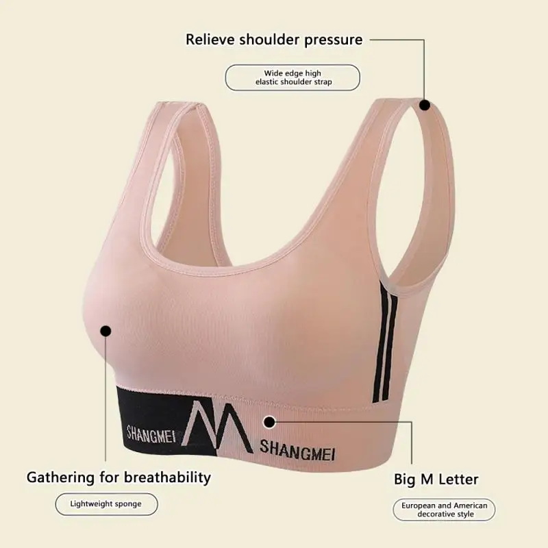 Sexy bra Top Women Sports Bra High Impact For Gym Fitness Yoga Female Pad Sportswear Tank Top Sport Push Up Bralette