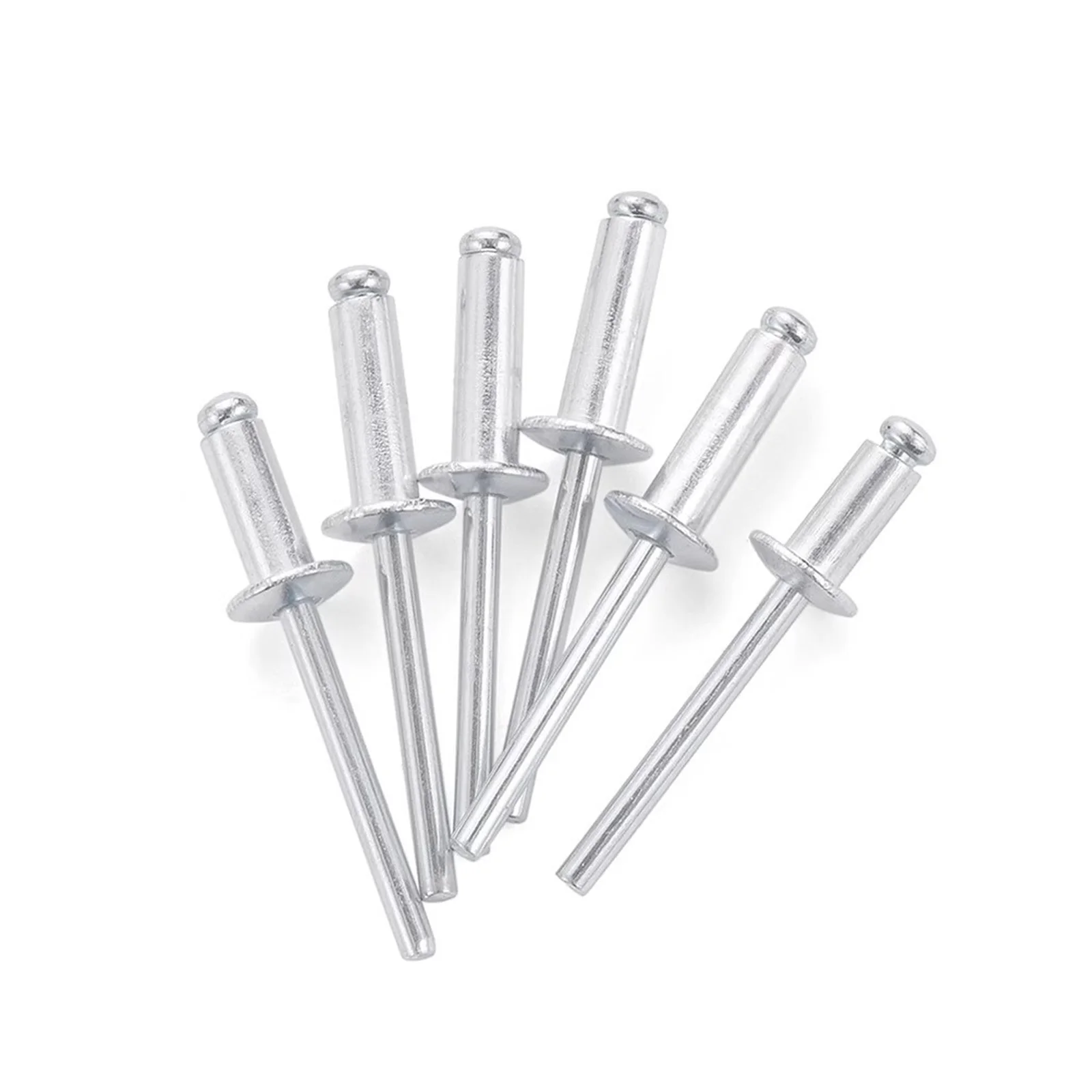 5/50ps M2 M2.4 M3 M3.2 M4 M5 M6 M6.4 GB12618 Aluminium Dome Round Pop Open Hollow Core Pulling Blind Dropper Self-plugging Rivet rivets and fasteners rivets and screws