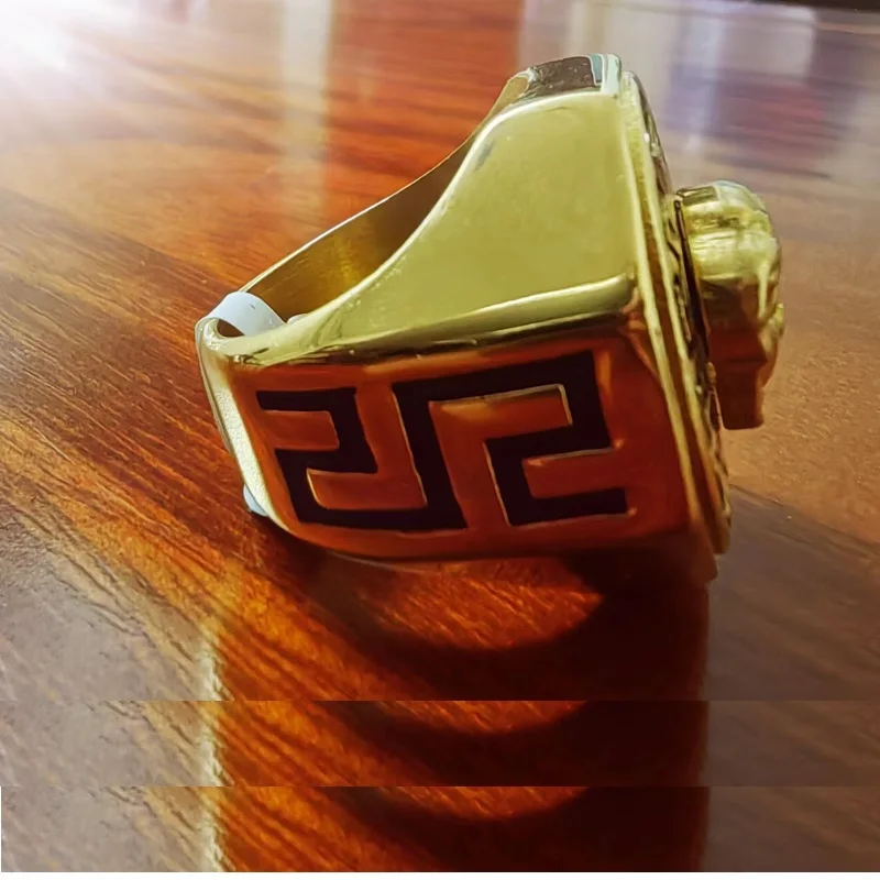

Stainless Steel - Popular hip Hop style - Custom men's ring