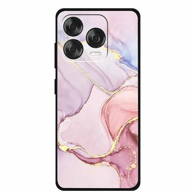 Marble Pattern Soft Silicone TPU Phone Case - Elegant Protective Back Shell Cover