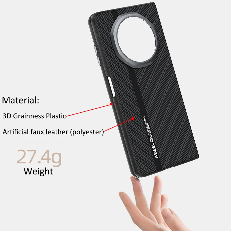 Enhanced Magnetic Folding Case with Wireless Charging for Honor Magic V3 - Fashionably Unique Design