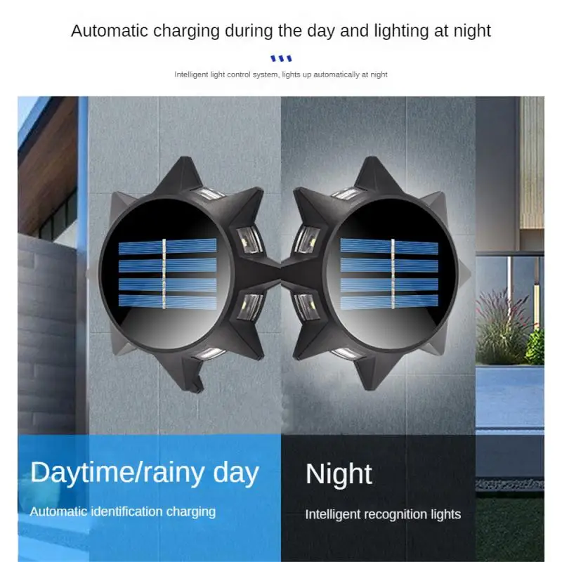 

Solar Wall Light Abs Advanced Plastic Easy To Maintain Long Lifespan Of Led Chips Healthy And Energy-saving And Worry Free Use