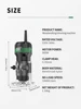 800W Electric Wood Router Woodworking Electric Trimmer Engraving Slotting Trimming Carving Machine Kit With 6.35 Milling Cutter 6