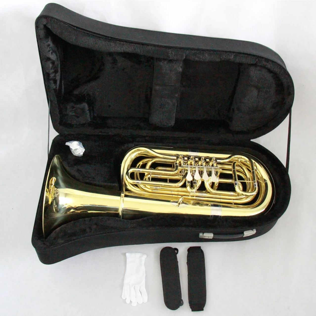 Professional tuba Brass Body Gold Lacquer tuba musical instruments factory direct sale tuba instrument