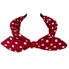 Fashion Hair Accessories Trend Women's Wide Headband Bow Knot Cross Sweet Style Polka Dot Hairband Cute Hoop Headwear 6