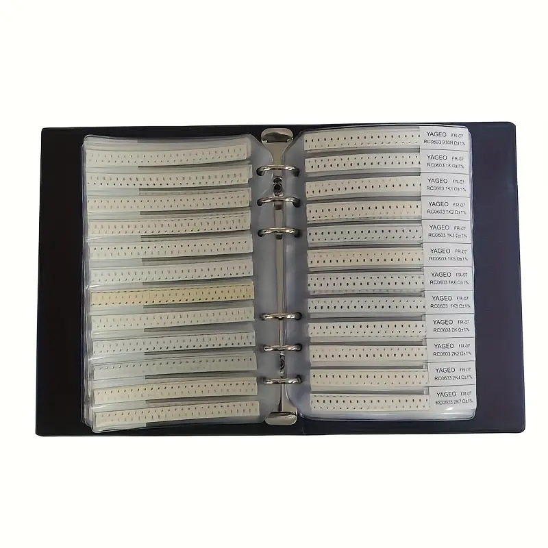 SMD Capacitor Booklet 0603 0805 1206 0201 0402 Resistor Pack Capacitive Device Sample Book image 5