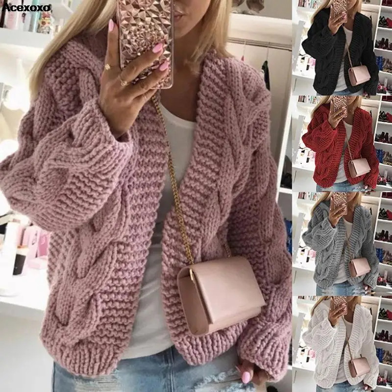 

2023 new winter women's sweater pure fashion casual loose lazy sweater