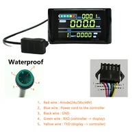 Écran LCD couleur pour vélo électrique, affichage du panneau de compteur, accessoires de vélo électrique, 24V, 36V, 48V, 60V, 72V, SW900 4