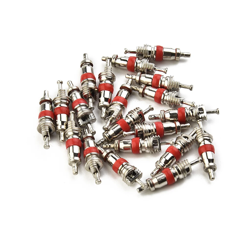 

Simple To Use Useful Brand New Durable Practical Tyre Valve Core Insert 20pcs/set With Remover Tool Accessories