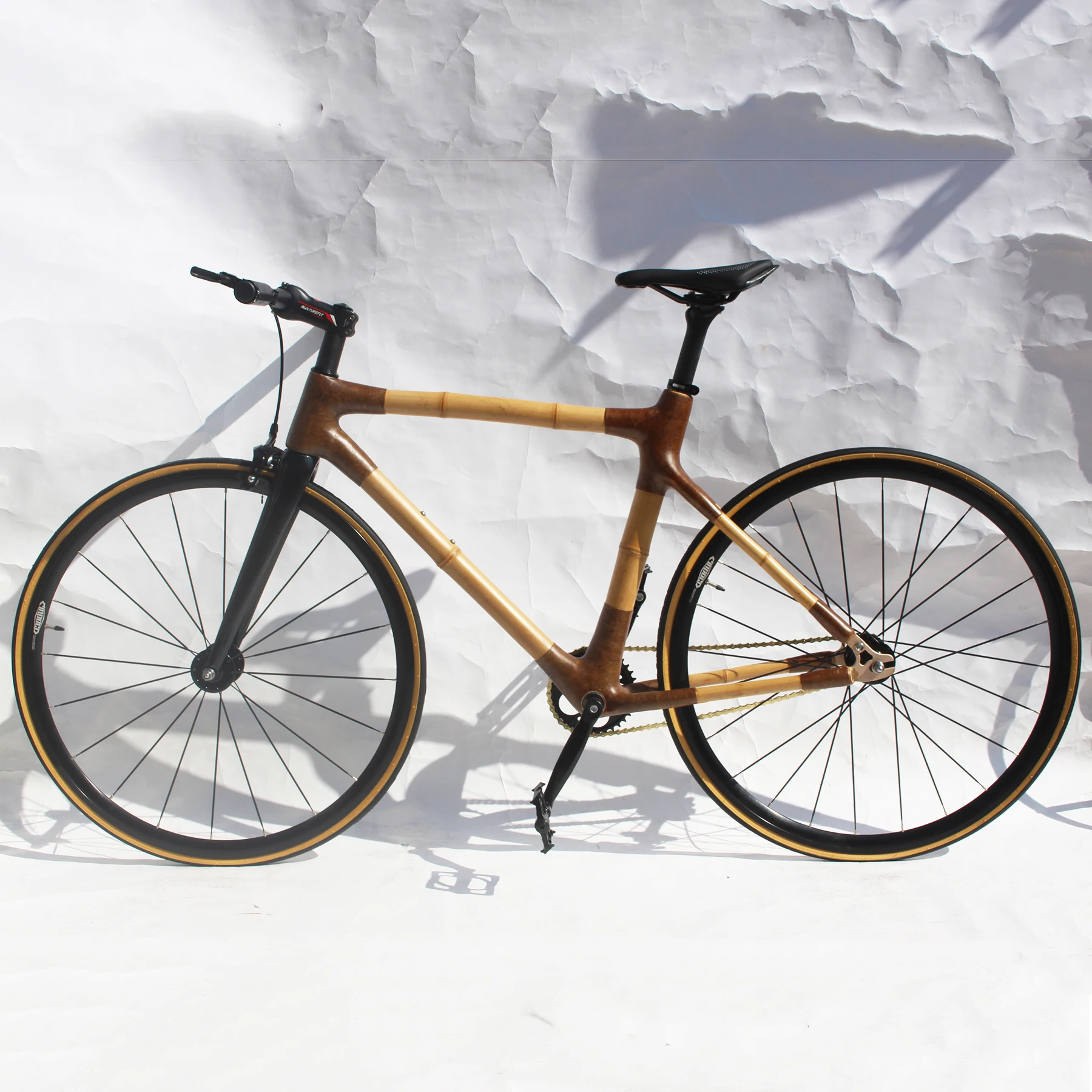 Bamboo Road Bike Single Speed Bicycle City Cycle 700C