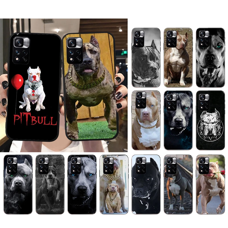 

Cute Pitbull Phone Case For Xiaomi Redmi note 13 12 Pro 11S 11 10 Pro 10S 12S Redmi 10 9C 13C Shell