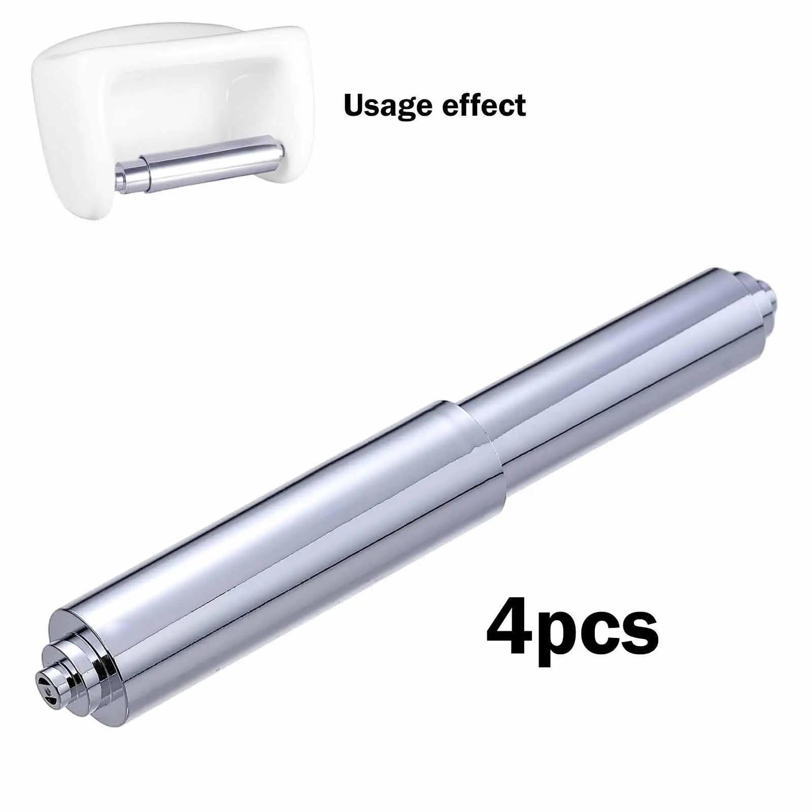 4Pcs Toilet Paper Holder Spring Rods,Adjustable Easy Installation Sturdy Utility Toilet Paper Roller Spindle 4Pcs Toilet Paper Holder Spring Rods,Adjustable Easy Installation Sturdy Utility Toilet Paper Roller Spindle