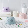Plastic Cartoon Cat Soap Dish with Cover Soap Box Holder Case Cute Bathroom Storage Cleaning Bathroom Suppy Accessories 5