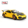 Maisto 1:24 2018 Porsche 911 GT2 RS Sports Car Static Die Cast Vehicles Collectible Model Car Toys 1