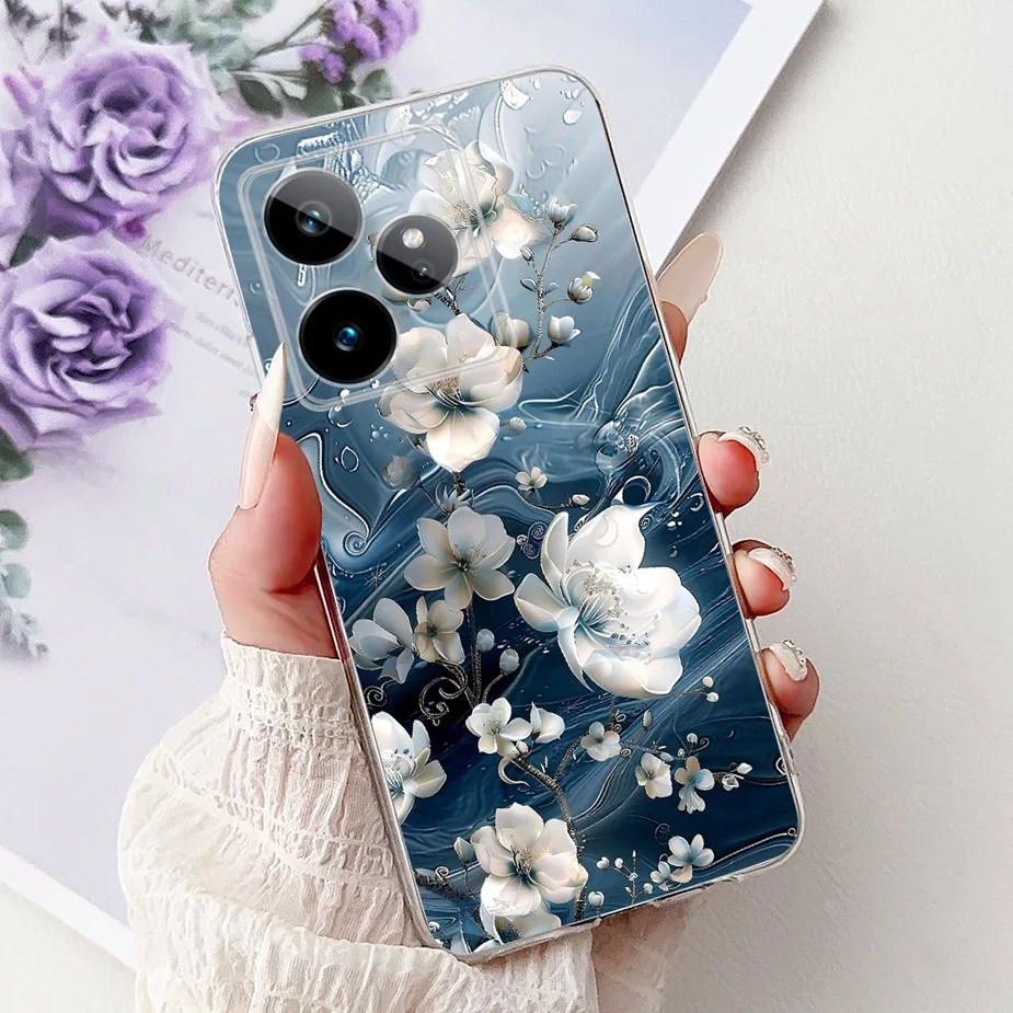 Luxury Painted Soft Silicone Phone Case - Stylish Protective Cover and s Bag