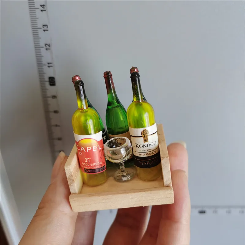 Simulated Food Box Japan Korea Sushi Food Fridge Sticker Silicone Magnetic Sticker Wooden Mini Red Wine Ornaments Kitchen Decor