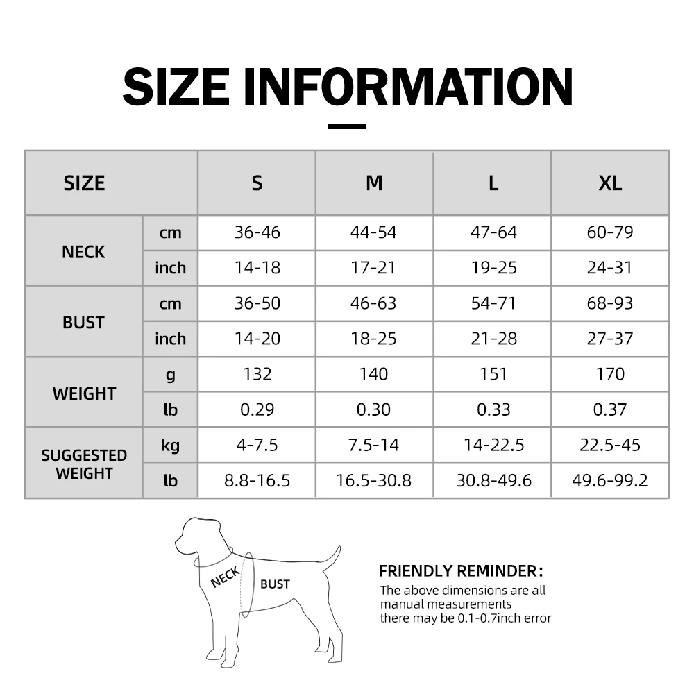 dog harness Anti Pull Reflective Escape Proof Tracker Chest Strap Breathable Adjustable for Large Medium Dogs