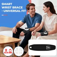 Electric Heating Hand Massager EMS Wrist Guard 12 Modes Wrist Hot Compress Wristband for Carpal Tunnel Muscle Fatigue Relief 4