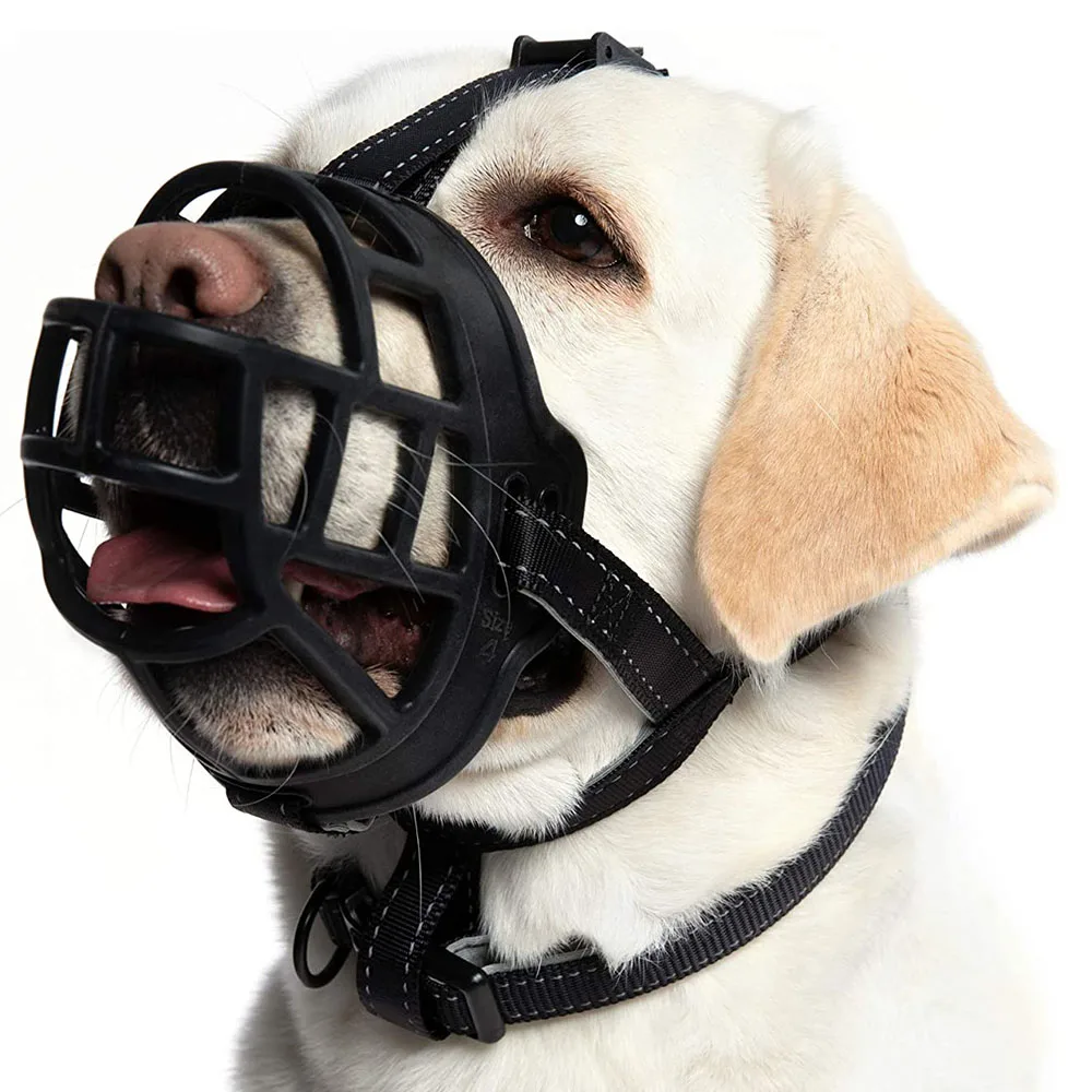 Soft Silicone Dog Muzzle Breathable for Small-X-Large Dogs