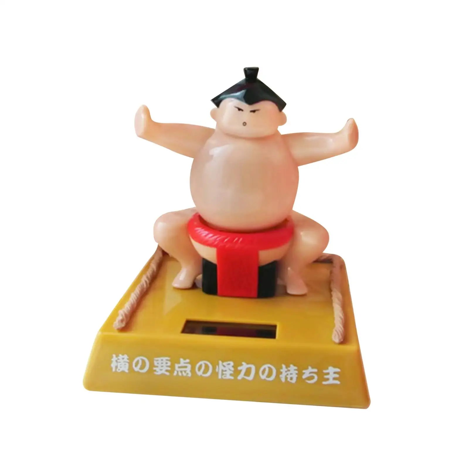 Wrestling Miniature Solar Car Dashboard Ornament 9X9Cm Per Soggiorno