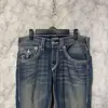 Y2K 90’s Low Rise Super T Bootcut Flared Jeans Street Denim Pants Harajuku High Waist Straight Leg Wide Leg Jeans 2