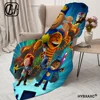 Dogman and Cat Coral Fleece Plush Throw Blanket Manga Comic Dog Man Blanket for Sofa Outdoor Lightweight Bedding Throws 3