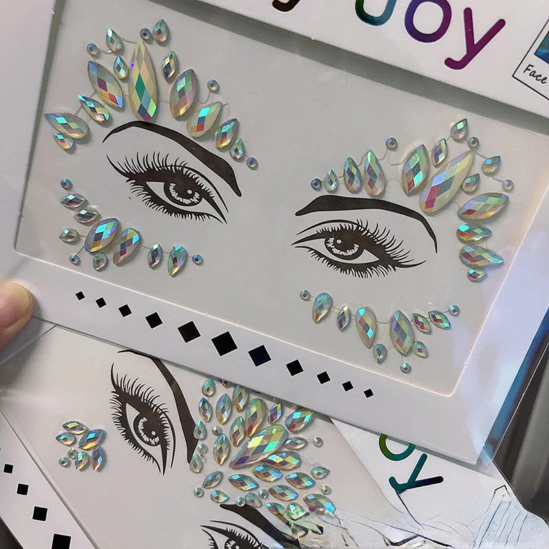 

Стразы Face Jewels самоклеящиеся наклейки для бровей