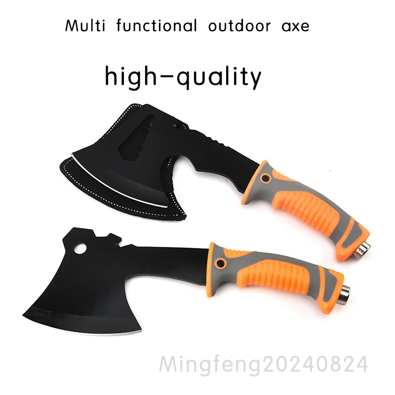 Outdoor two-color handle axe, emergency firefighting, self-defense, camping, mountain cutting axe tool 2