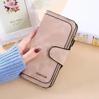 Women Wallet Leather Female Purse Coins Pocket Card Holder High Quality Simple Money Bags Casual Long Lady Clutch Phone Wallet 2