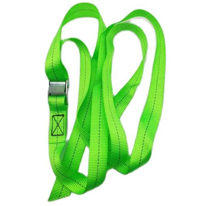 motorcycle bike Strong Buckle Tie Down Belt cargo straps With Metal Buckle Tow for Luggage Bag Rope Ratchet Belt cargo straps cargo tie down strap tie down straps lashing strap