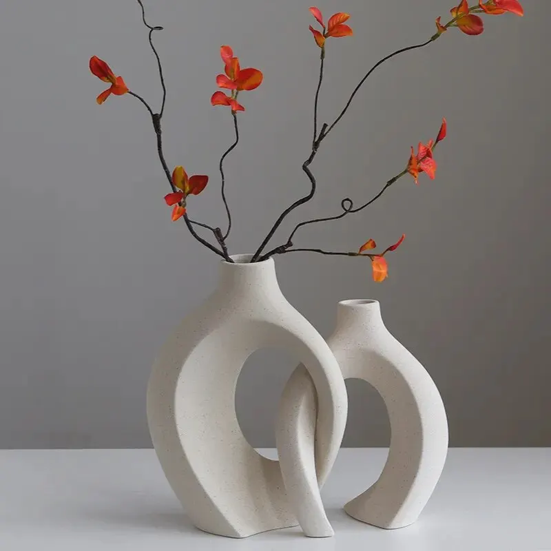 Nordic Ceramic Donut Vase 1