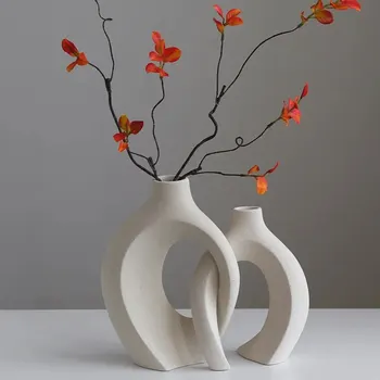 Nordic Ceramic Donut Vase 1