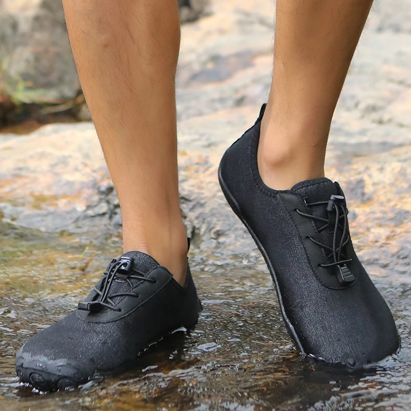 Water Shoes Men Women Five Fingers Barefoot Hiking Wading Sneaker Quick Dry Upstream Swimming Aqua Shoes Size 36-46 water shoes aqua shoes