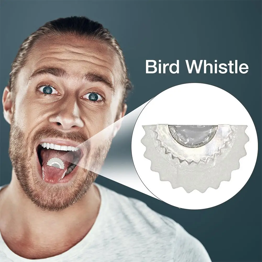 Bird Whistle Flute Outdoor Noisemaker Magic Fun Bird Caller Tongue Whistle Mini Flute Outdoor Camping Ventilator